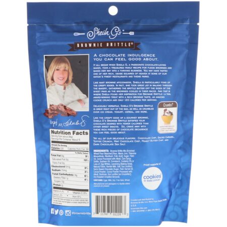 Sheila G's, Brownie Brittle, Chocolate Almond, 5 oz (142 g) - Image 2