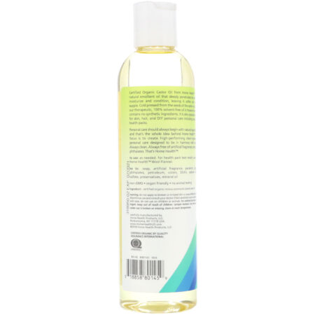 Home Health, Óleo de Rícino Orgânico, 8 fl oz (236 ml) - Image 2