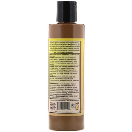 Maui Babe, Amazing Browning Lotion with Coconut Oil, 8 fl oz (236 ml) - Image 2