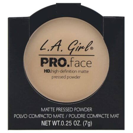 L.A. Girl, Pó compacto fosco Pro Face HD, Nude Beige, 7 g - Image 2