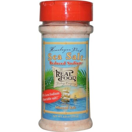 FunFresh Foods, Alimento Real, Sal do Mar Rosa do Himalaia, Teor de Sódio Reduzido, 8.8 oz (250g)