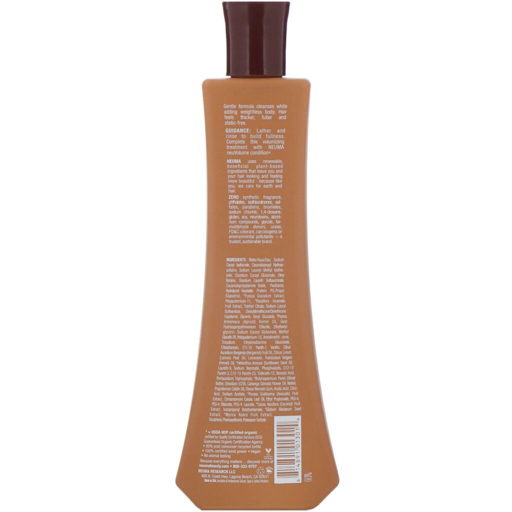Neuma, Shampoo neuVolume, Cabelos mais cheios, 300 ml (10,1 fl oz) - Imagem 2