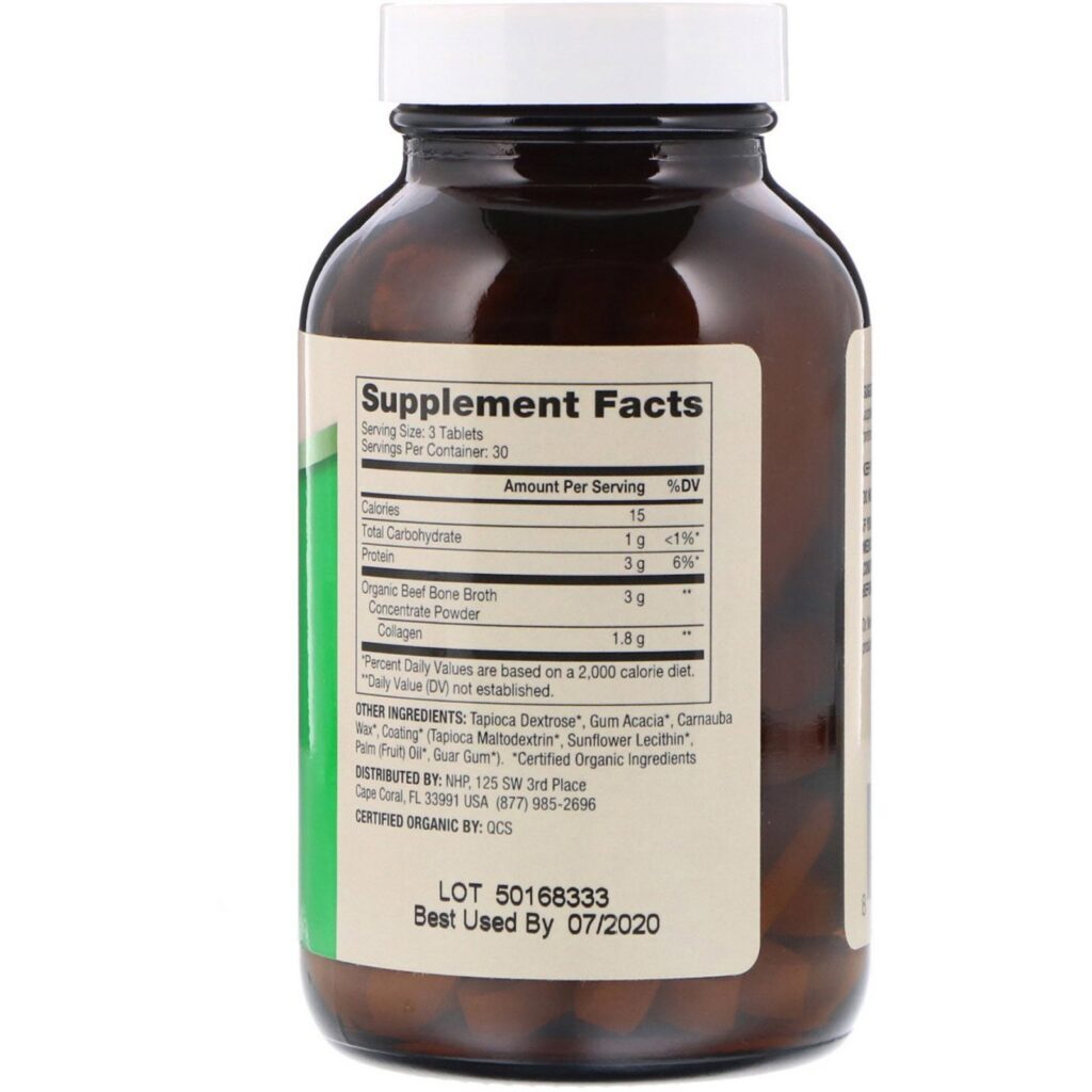 Dr. Mercola, Colágeno Orgânico, 90 Comprimidos - Imagem 2