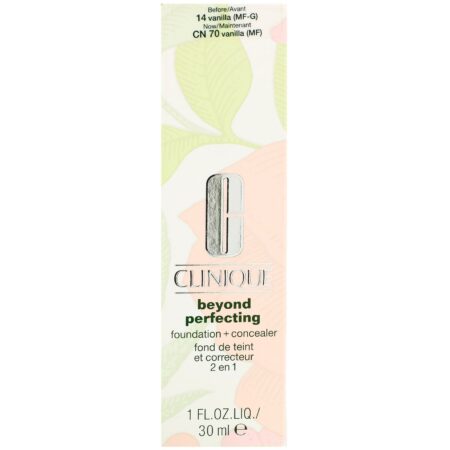 Clinique, Beyond Perfecting Foundation + Concealer, CN 70 Vanilla (MF), 1 fl oz (30 ml) - Image 2