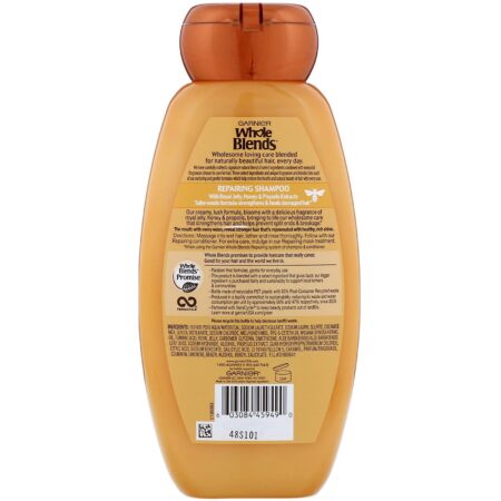 Garnier, Whole Blends, shampoo reparador Honey Treasures, 370 ml - Image 2