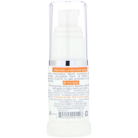 Skin By Ann Webb, Supervitamina C com Ubiquinona, 0,5 fl oz (14 ml) - Image 2