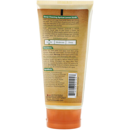 Okay Pure Naturals, Clear Skin Facial Scrub, Apricot & Sugar, 6 oz (170 g) - Image 2