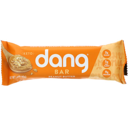 Dang, Keto Bar, Peanut Butter, 12 Bars, 1.4 oz (40 g) Each - Image 2