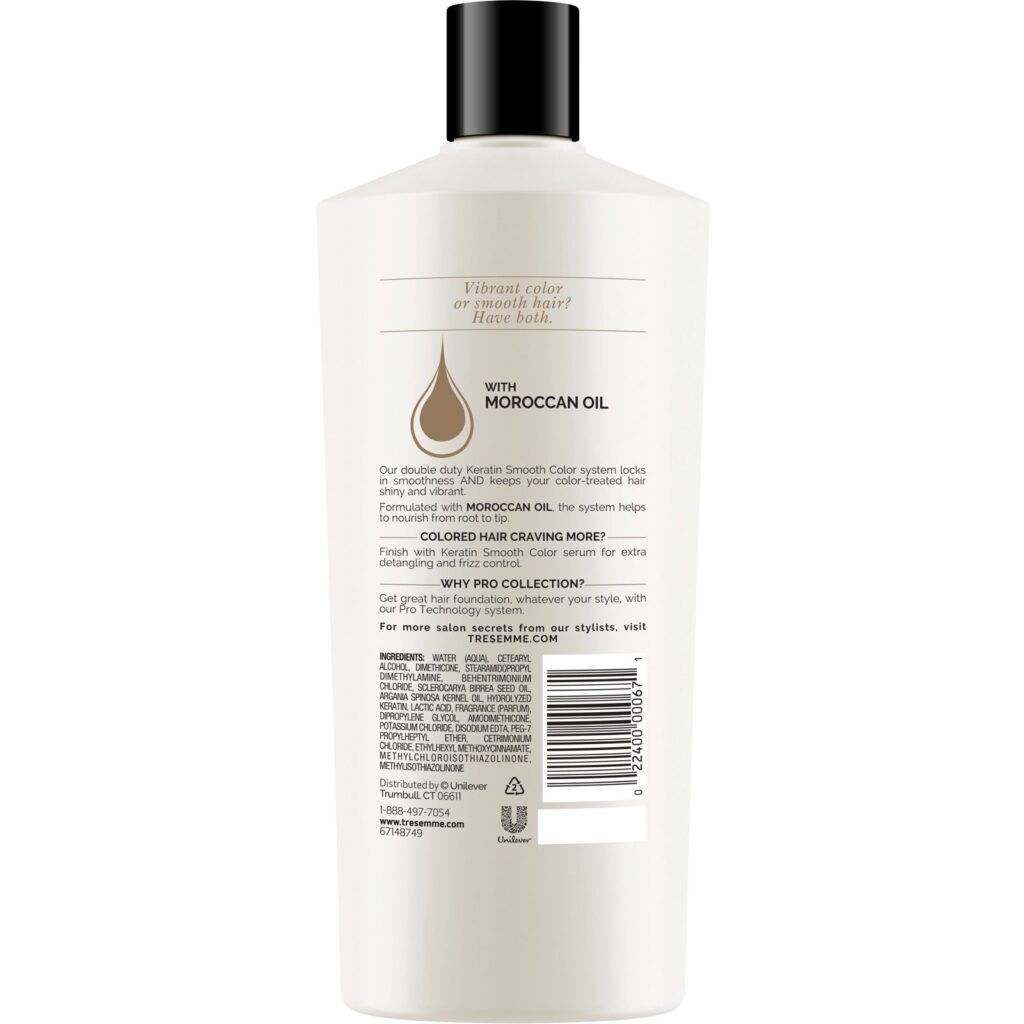 Tresemme, Condicionador para cabelos tingidos Keratin Smooth, 650 ml - Imagem 2