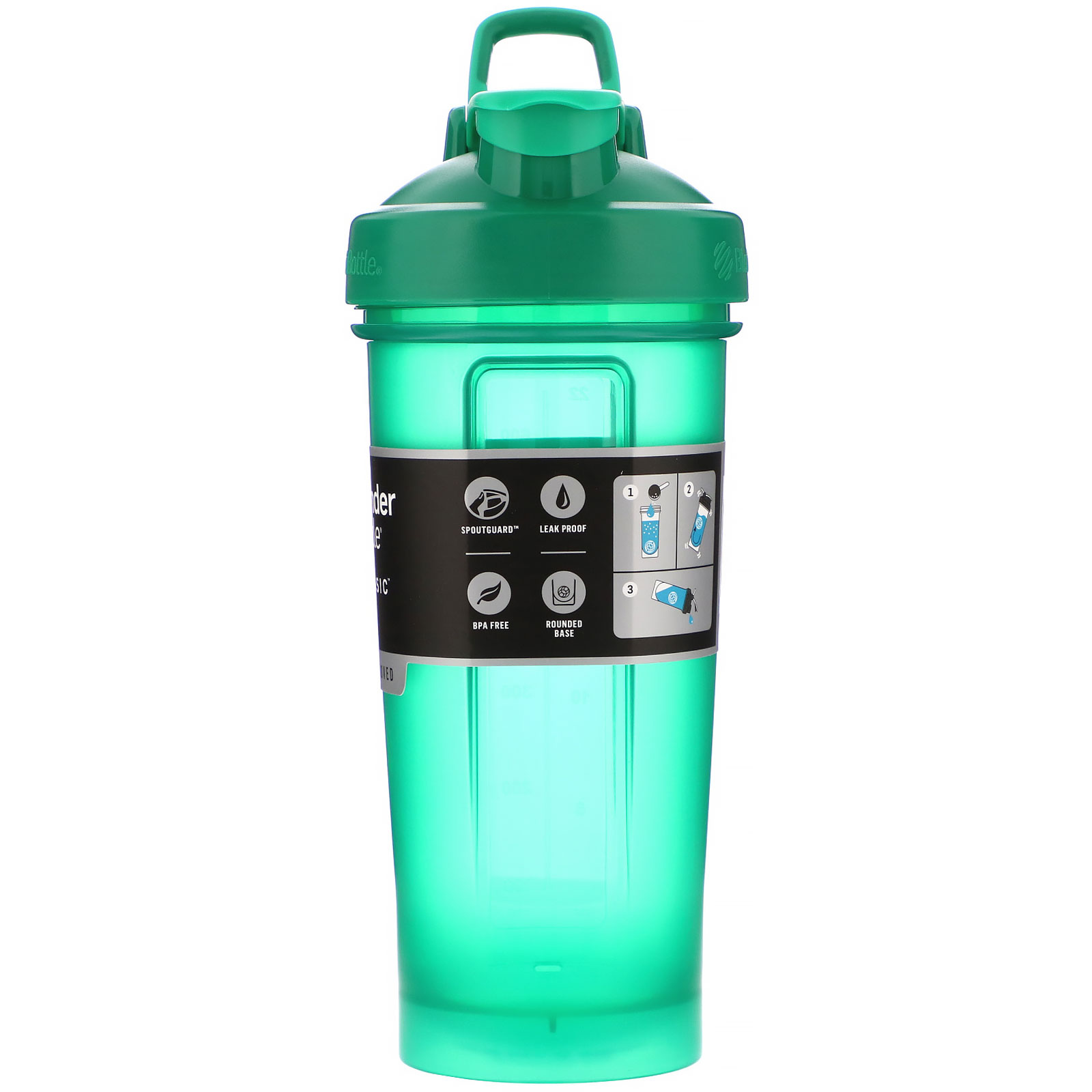 Blender Bottle Classic with Loop Emerald Green 28 oz (828 ml)