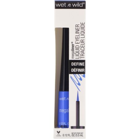 Wet n Wild, Delineador líquido MegaLiner, Voltage Blue, 0,12 fl oz (3,5 ml) - Image 2