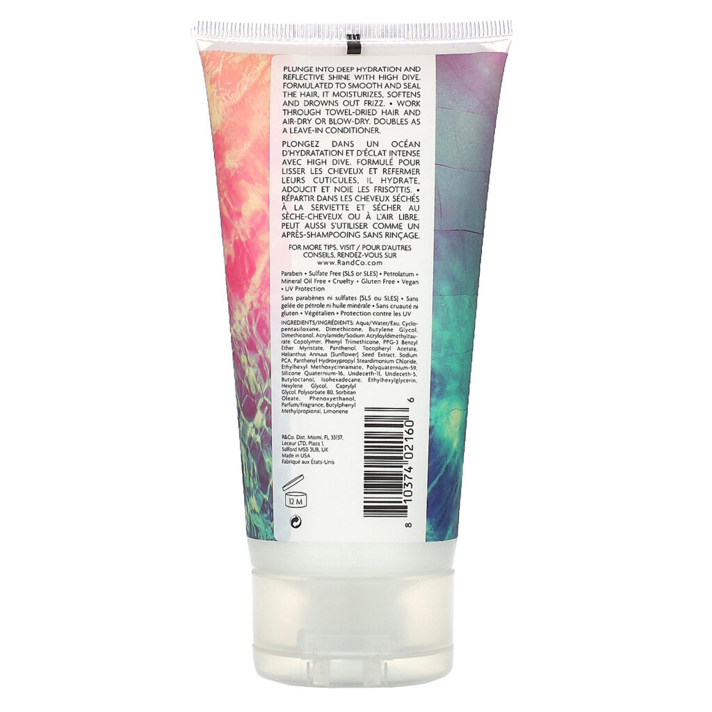 R+Co, High Dive, Moisture + Shine Creme, 5 fl oz (147 ml) - Imagem 2