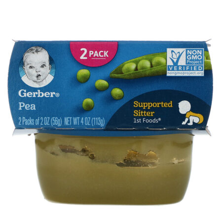 Gerber, Pea, 2 Pack, 2 oz (56 g) Each