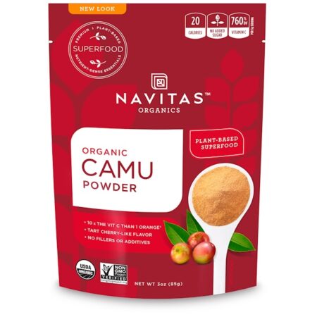 Navitas Organics, Camu Orgânico em Pó, 85 g (3 oz)