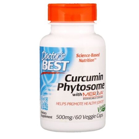 Doctor's Best, Fitossoma de Curcumina, com Meriva, 500 mg, 60 Cápsulas Vegetais