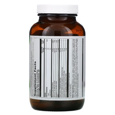 Pioneer Nutritional Formulas, Mastigáveis de Cálcio Magnésio, Chocolate Amargo com Cacau Orgânico, 90 Mastigáveis - Image 2