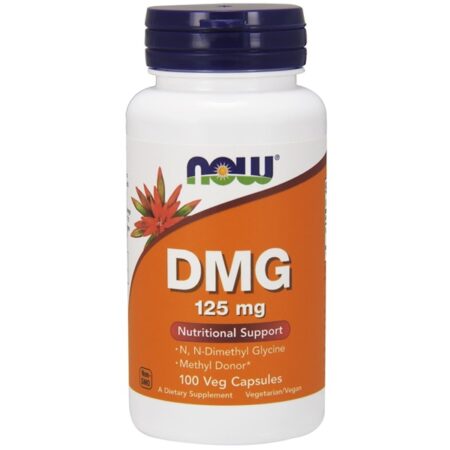 Now Foods, DMG, 125 mg, 100 Cápsulas Vegetais