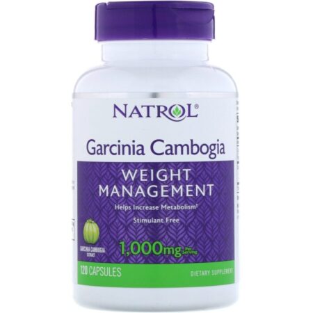 Natrol, Garcinia Cambogia, 1.000 mg, 120 Cápsulas - Imagem 3