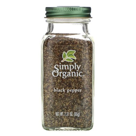 Simply Organic, Black Pepper, 65 g (2,31 oz)