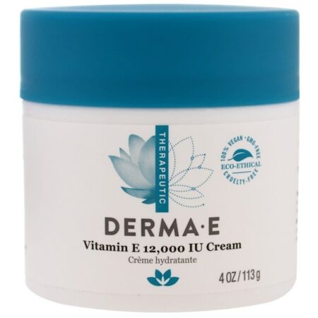 Derma E, Vitamina E 12.000 UI, Crème, 113 g (4 oz)