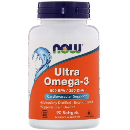 Now Foods, Ultra Ômega-3, 500 EPA/250 DHA, 90 Softgels