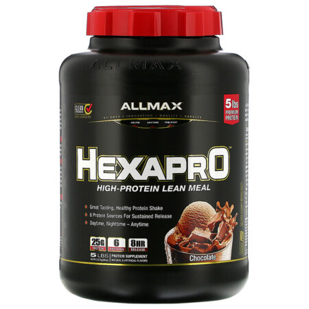 ALLMAX Nutrition, Hexapro, Mistura de 6 Proteínas Ultrapremium, Chocolate, 2,27 kg (5 lb)