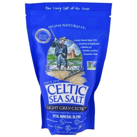 Celtic Sea Salt, Celta Cinza Claro, Mistura Mineral Essencial, 454 g (1 lb)