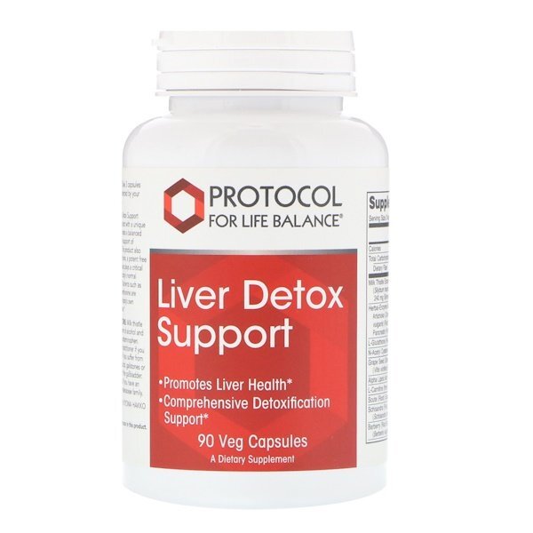 Protocol for Life Balance, Liver Detox Support, 90 Cápsulas Vegetais