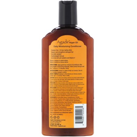 Agadir, Argan Oil, Daily Moisturizing Conditioner, Sulfate Free, 12.4 fl oz (366 ml) - Image 2