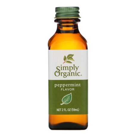 Simply Organic, Sabor hortelã, 59 ml (2 fl. oz)