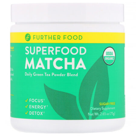 Further Food, Superalimento Matcha, 75 g (2,65 oz)