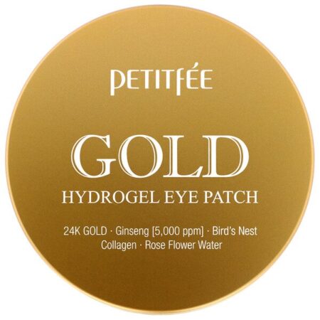 Petitfee, Gold Hydrogel Eye Patch, 60 Unidades