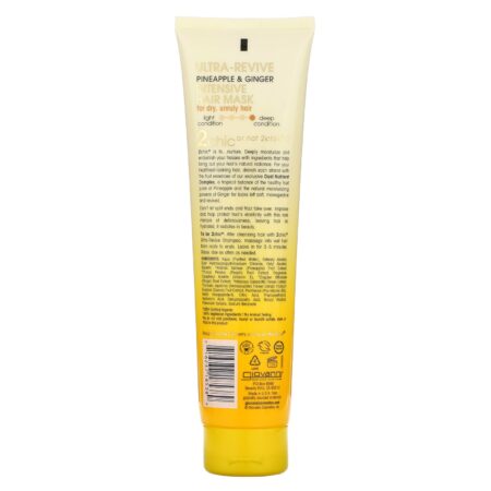 Giovanni, 2chic, Ultra-Revive, Máscara Intensiva para os Cabelos, Abacaxi e Gengibre, 5,1 fl oz (150 ml) - Image 2