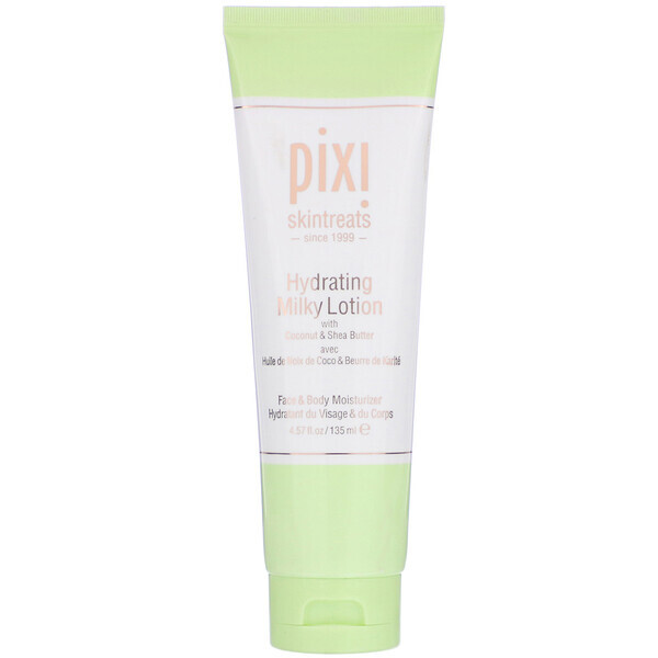 Pixi Beauty, Skintreats, Hydrating Milky Lotion, Face & Body Moisturizer, 4.57 fl oz (135 ml)