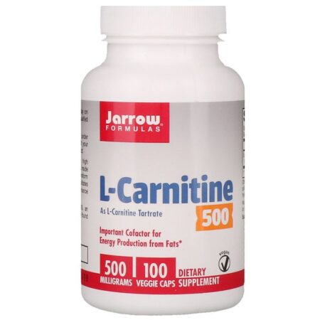 Jarrow Formulas, L-Carnitine 500, 500 mg, 100 Veggie Caps