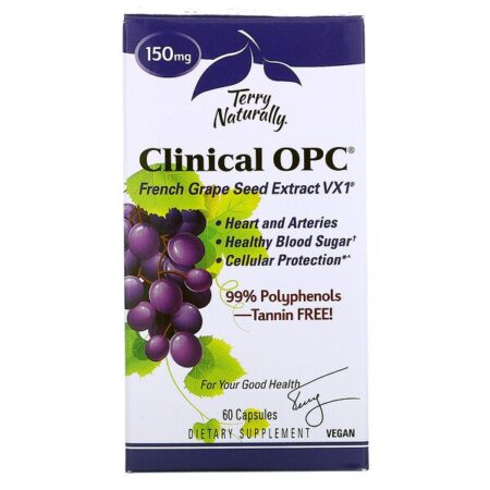 Terry Naturally, Clinical OPC, 150 mg, 60 Cápsulas