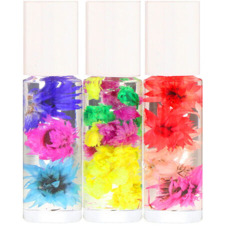 Blossom, Conjunto Roll-on de Óleo Perfumado, 3 Unidades, 0,1 fl oz (3 ml) Cada