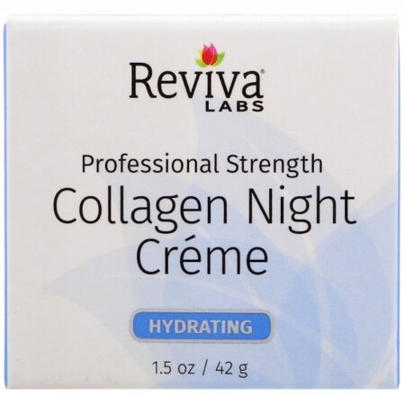 Reviva Labs, Creme noturno com colágeno, 42 g