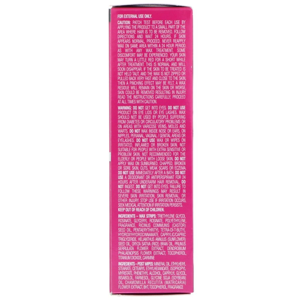 Nair, Removedor de Pelos, Folhas de Cera Prontas para Aplicação, Para Rosto e Biquini, 40 Folhas de Cera + 4 Lenços de Limpeza Posterior - Imagem 2