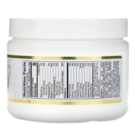 California Gold Nutrition, HydrationUP, Mistura em Pó para Bebida com Eletrólitos, Ponche de Frutas, 227 g (8 oz) - Image 2