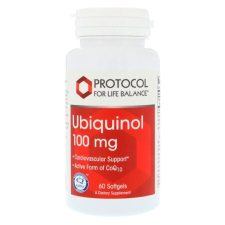 Protocol for Life Balance, Ubiquinol, 100 mg, 60 Cápsulas Gelatinosas