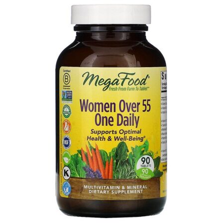 MegaFood, Mulheres Acima de 55 Anos One Daily, 90 Comprimidos