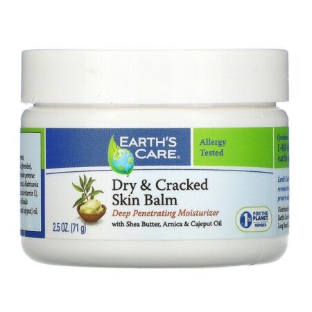 Earth's Care, Balsamo para Pele Seca e Rachada, 71 g