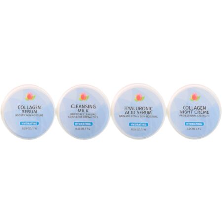 Reviva Labs, 5-Day Trial, Hydrating, 4 Piece Kit, 0.25 oz (7 g) Each - Image 3