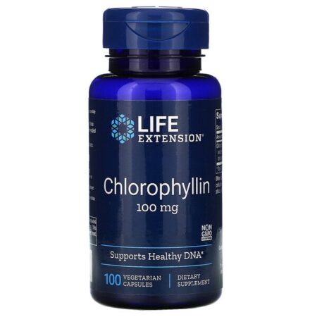 Life Extension, Clorofilina, 100 mg, 100 Cápsulas Vegetarianas