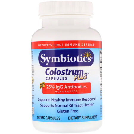 Symbiotics, Colostro Plus, Cápsulas 120 Veg