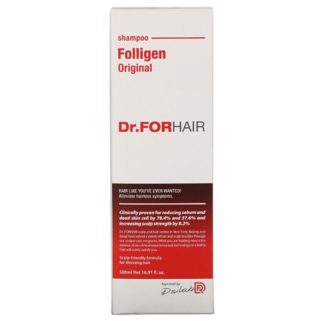 Dr.ForHair, Folligen Shampoo, 16.91 fl oz (500 ml) - Image 2