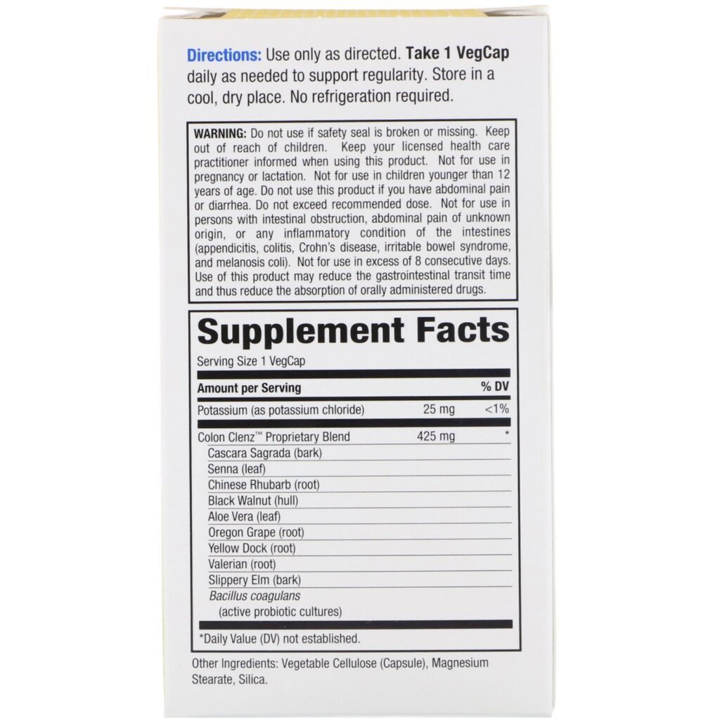 BodyGold, Colon Clenz, 75 Cápsulas Vegetais - Imagem 2