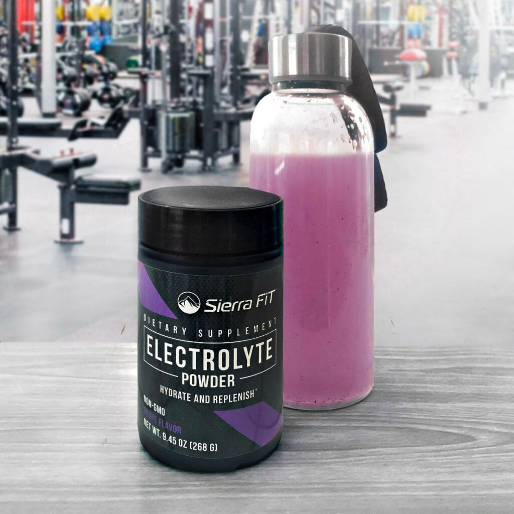 Sierra Fit, Eletrólito em Pó, 0 Calorias, Uva, 268 g (9,45 oz) - Imagem 4