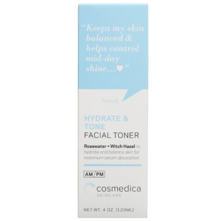 Cosmedica Skincare, Tônico Facial Hydrate & Tone, Água de Rosas + Hamamélia, 4 oz (120 ml) - Image 2